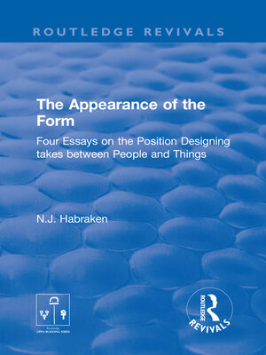 cover image of The Appearance of the Form